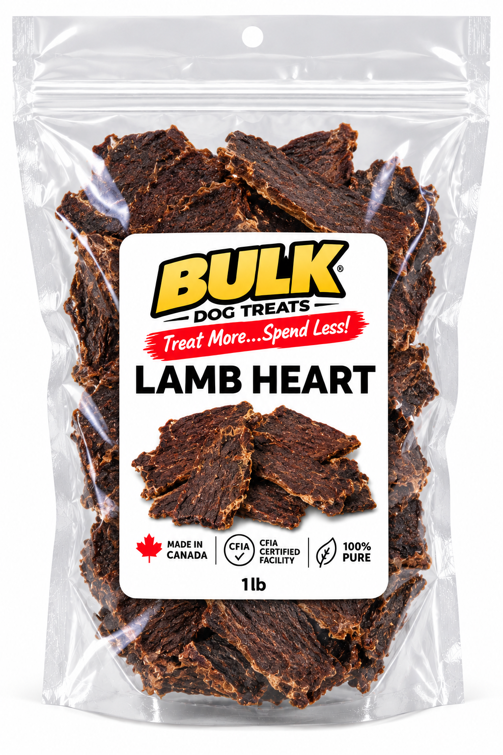 Dehydrated Lamb Heart Dog Treats