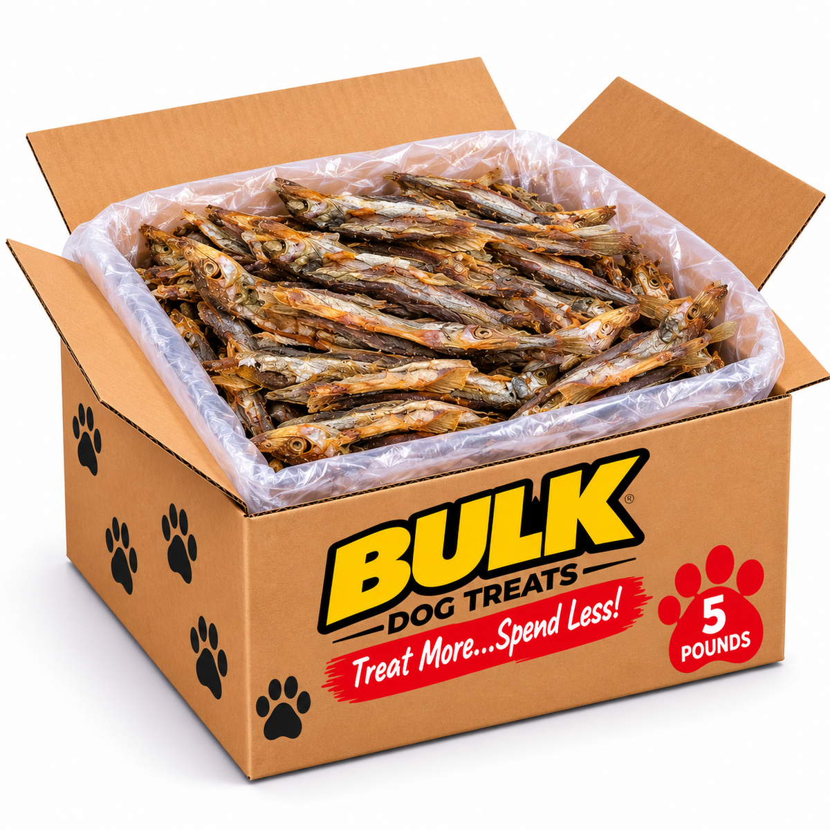 Dehydrated Capelin Dog Treats
