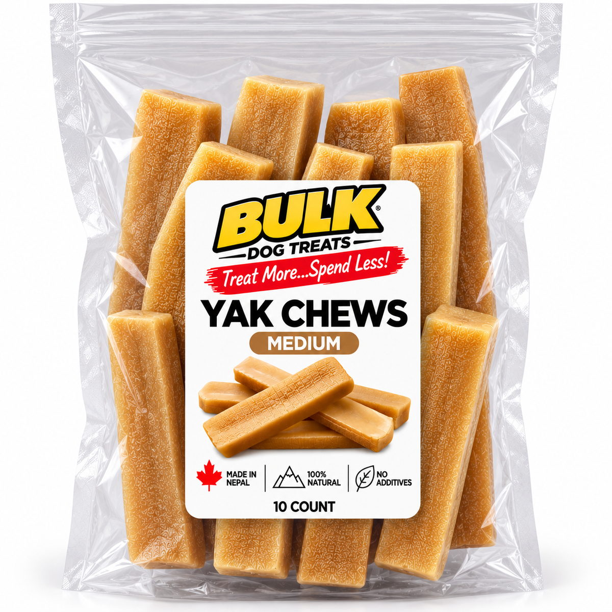 Yak Chews Medium (80-90 Grams per piece)