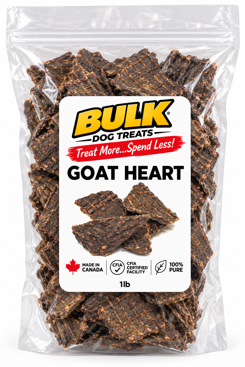 Dehydrated Goat Heart Dog Treats