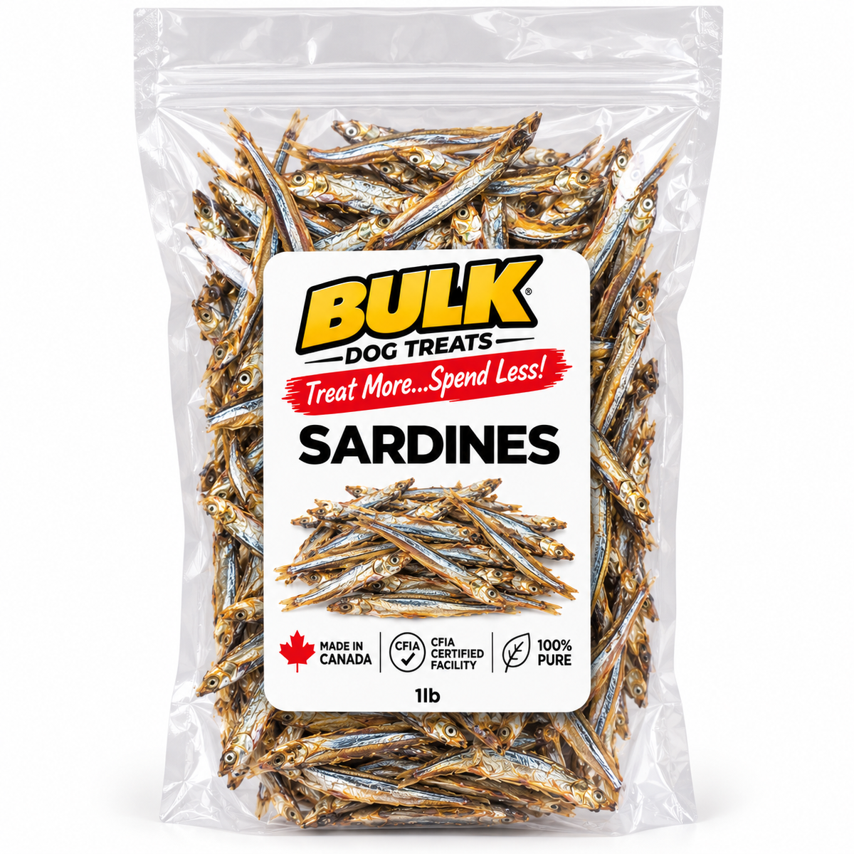 Dehydrated Sardine Dog Treats