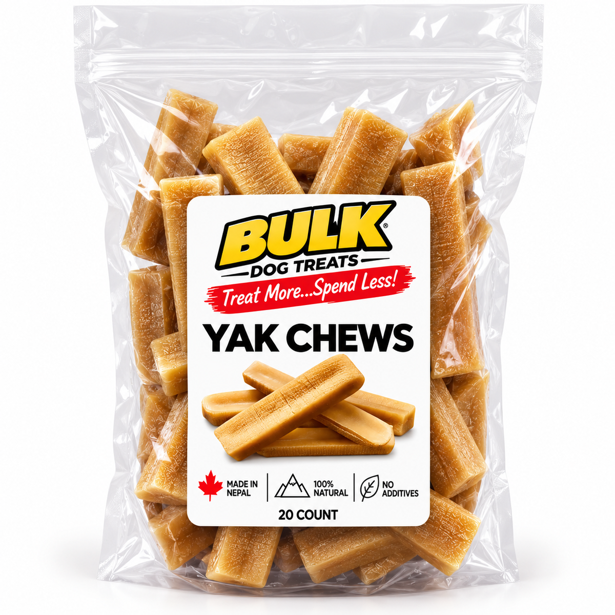 Yak Chews Small (30-40 Grams per piece)