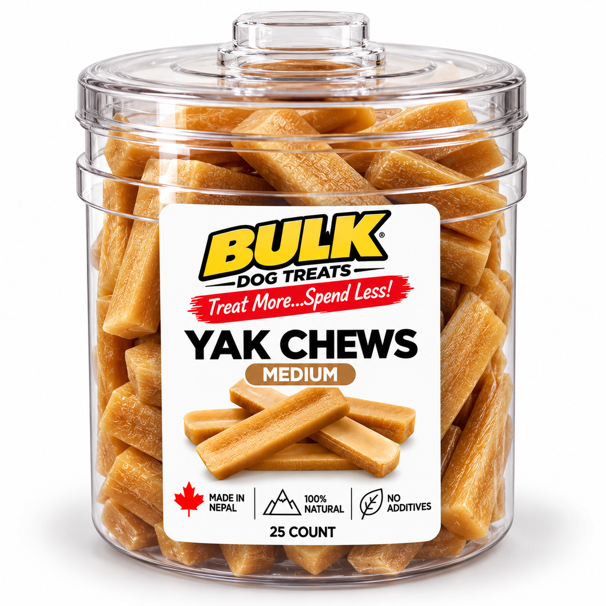 Yak Chews Medium (80-90 Grams per piece)